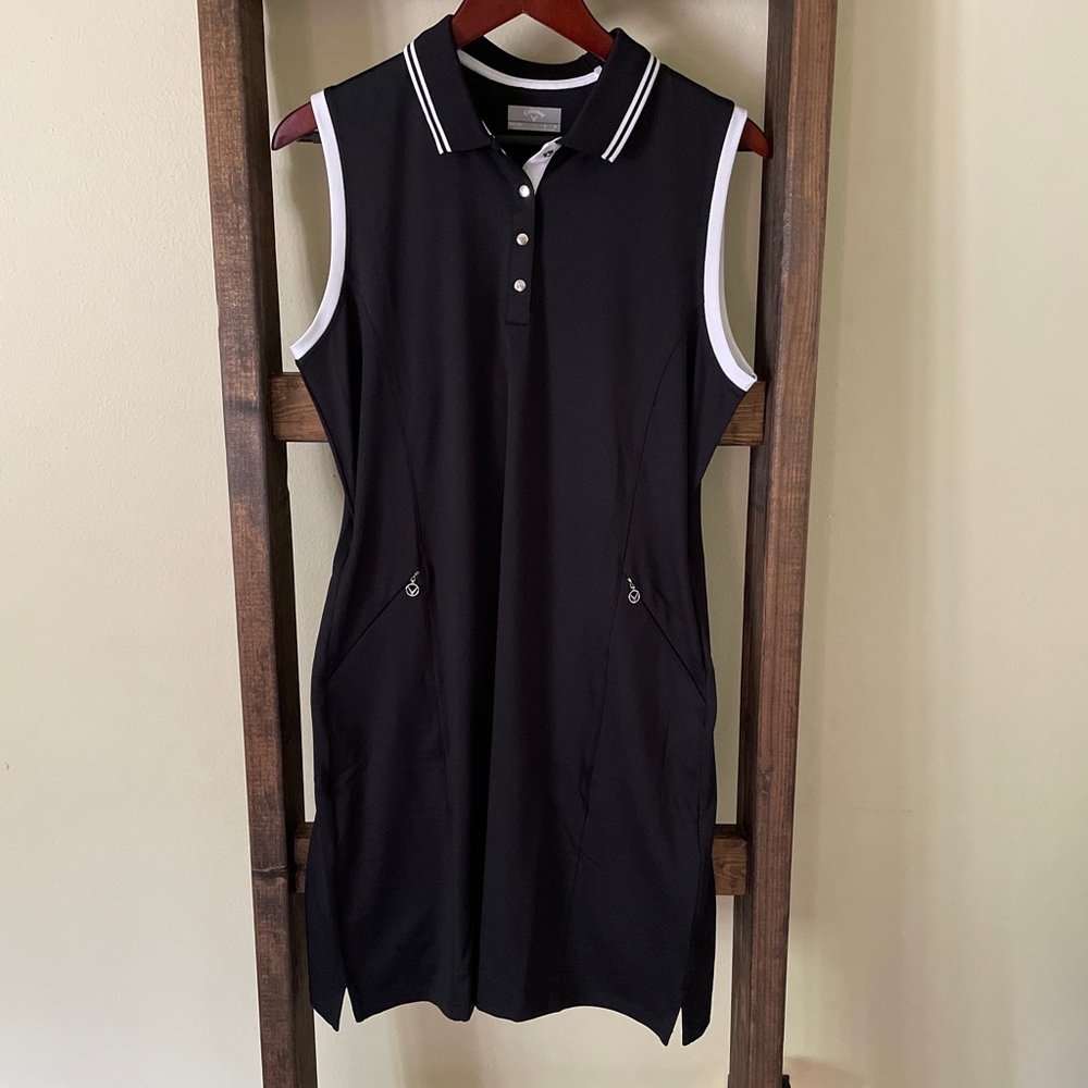 Women’s Sleeveless Polo Dress